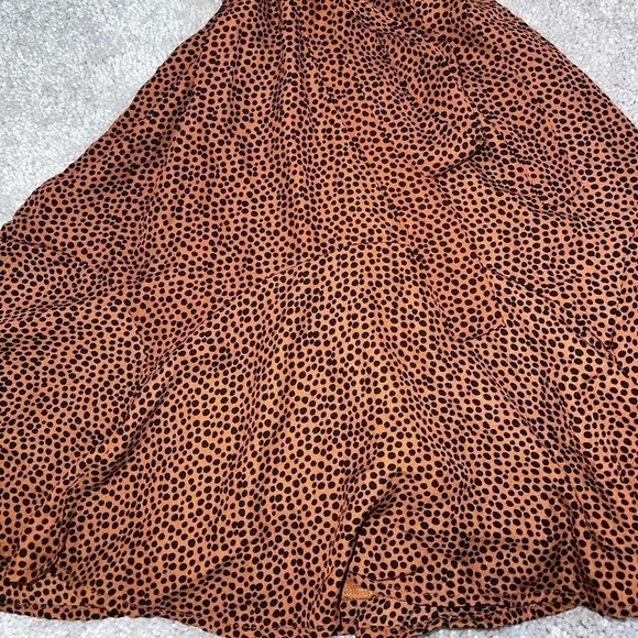 Polka Dot Flutter Short Sleeve Dress - Picture 4 of 5